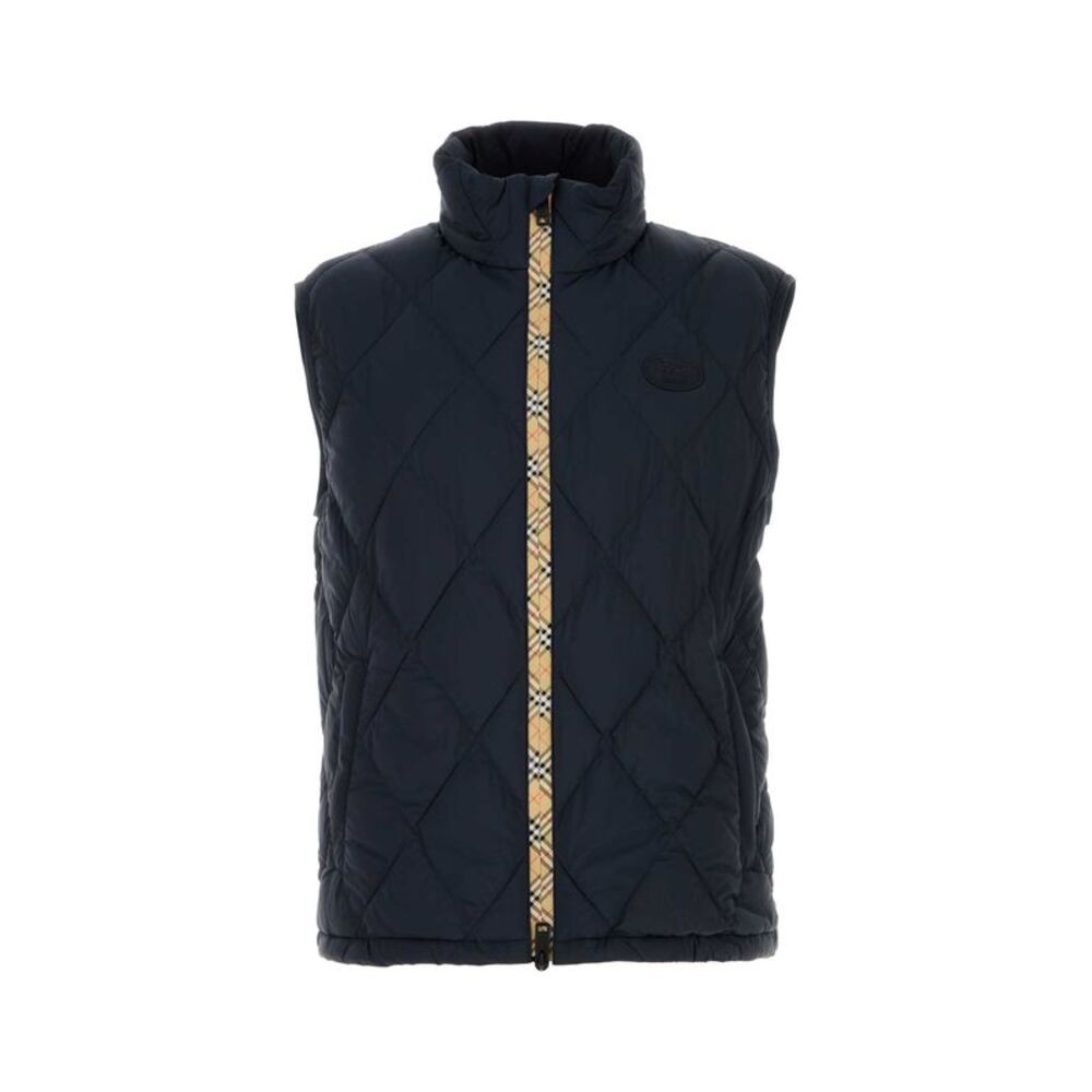 Burberry Men Dark Blue Nylon Vest